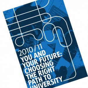 picture of the university brochure